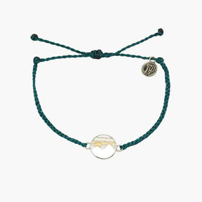 Pura Vida Pura Vida Twin Peaks Gold Bracelet Teal OS Jewelry