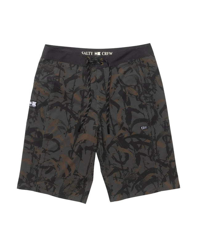 Salty Crew Salty Crew Men's Flagship 22" Boardshorts Dusty Olive 30 Mens Board Shorts
