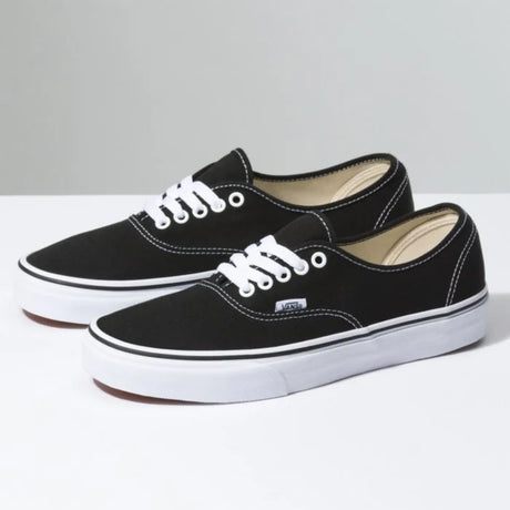 Van's Van's Unisex Authentic - Black Black 8/9.5 Unisex Skate Shoes 6 to 18