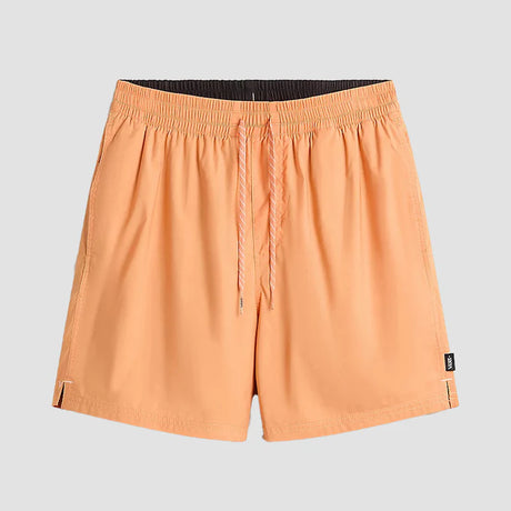 Vans Vans Men's Primary Solid Elastic Boardshort Copper Tan S Mens Elastic Swim Trunks