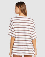 Volcom Women's Coco Ho Tee in Star White, alternate view