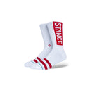 Stance Stance STP OG Casual Socks White/Red M Mens Socks