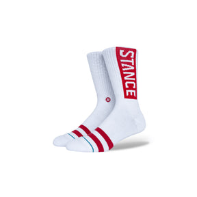 Stance Stance STP OG Casual Socks White/Red M Mens Socks