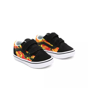 Vans Vans Comfycush Old Skool Toddler Shoes Black/Red 5T Youth Boys Skate Shoes 5T to 13T and 1 to 7 US Size