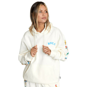 RVCA RVCA Parrot Ice Hoodie Cloud S Womens Pull Over Hoodies