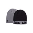 Burton Burton Billboard Reversible Beanie True Black/Castlerock 1SZ Mens Toques