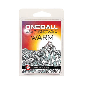 One Ball Jay One Ball Jay 4WD 165G Warm Snowboard Wax 165g Snowboard Waxing Tools