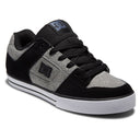 DC DC Pure Mens BLACK-HEATHER 8 Mens Skate Shoes 6 to 18