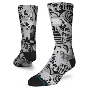 Stance Stance Office Supply Crew Socks Heather Grey M Mens Socks