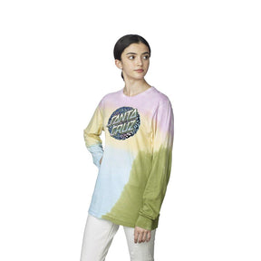 Santa Cruz Santa Cruz Relaxed Tee Obscure Dot Womens Long Sleeve Tee Multi Military S Womens Long Sleeve Shirts