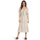 Roxy Roxy Evening Delight Maxi Dress Cool Blue Island Time S Womens Long Dresses