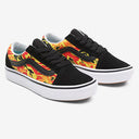 Vans Vans Comfycush Old Skool Youth Skate Shoes Flame Camo 12 Youth Boys Skate Shoes 5T-13T & 1-7 US Size