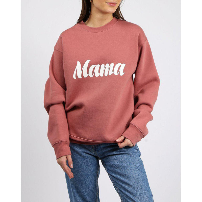 Équipage de base cursif 'Mama' brune