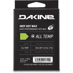 Dakine Dakine Indy Hot Wax - All Temp Assorted OS Snowboard Waxing Tools