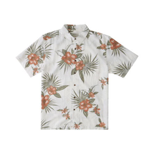 Quiksilver Valley Floral Button Up Short Sleeve Shirt