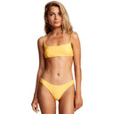 RVCA RVCA Brightside Cheeky Bikini Bottoms Marigold S Womens Bikini Bottoms