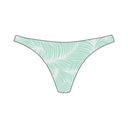 Roxy Roxy Palm Tree Dreams Tanga Bikini Bottoms Brook Green Palm Tree Dreams S Womens Bikini Bottoms