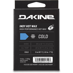 Dakine Dakine Indy Hot Wax - Cold Assorted OS Snowboard Waxing Tools