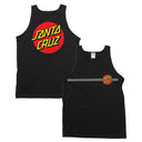 Santa Cruz Santa Cruz Tank Classic Dot Black S Mens Sleeveless Shirts