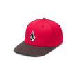 Men's Volcom Full Stone Heather Flexfit Hat in Cayenne.