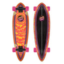 Santa Cruz Santa Cruz Pintail  Toxic Dot 9.2x33 Multi 9.2 Longboard Complete - Top Mount