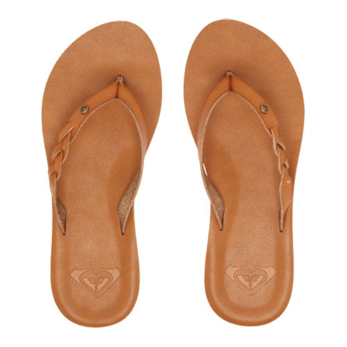 Roxy Liza IV Flip Flops - Tan/Brown