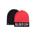 Burton Burton Billboard Reversible Beanie True Black/Castlerock 1SZ Mens Toques