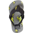 Reef Reef Little Ahi Flip Flops High Voltage 5/6 Youth Boys Sandals 5T to 13T and 1 to 7 US Size