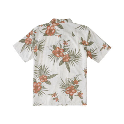 Quiksilver Valley Floral Button Up Short Sleeve Shirt