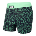 Saxx SAXX Mens Ultra Boxer Brief GREY-BLUE S Mens Boxer Brief Underwear