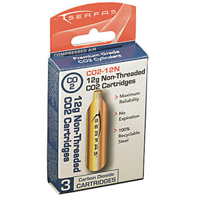 Serfas SERFAS CO2 16G THREAD - 2 PK 1sz Bike Pumps