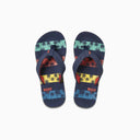 Reef Reef Boys Kids Ahi Flip Flops Aqua/Green 13/1 Youth Boys Sandals 5T to 13T and 1 to 7 US Size