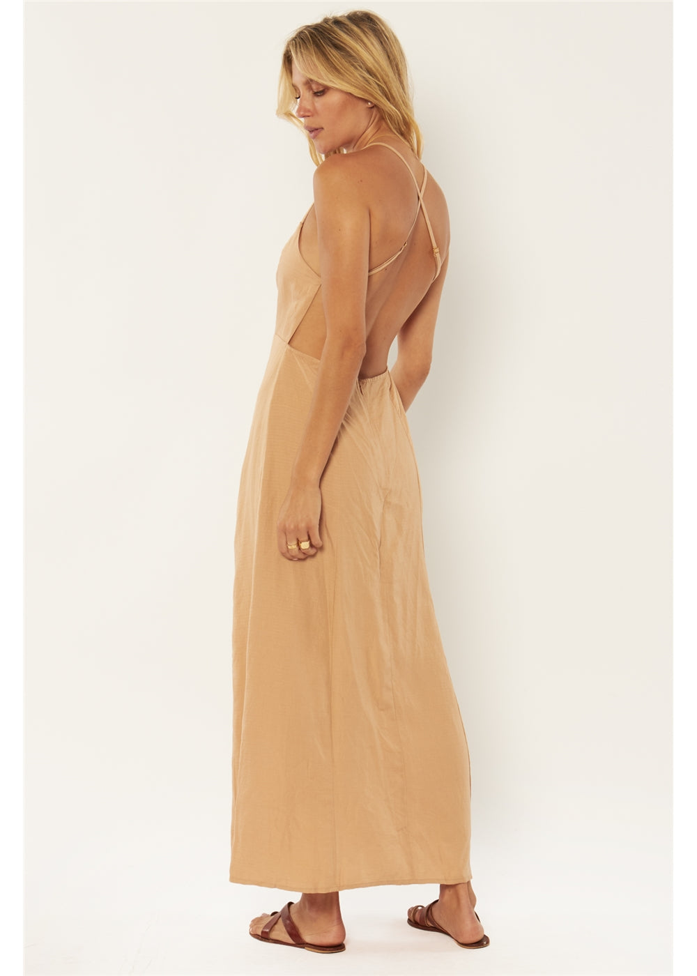 Amuse Society Womens Sahara Woven Maxi Dress
