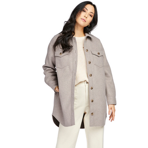 Gentle Fawn Gentle Fawn Harmony Jacket Heather Toffee XXS Womens Jackets
