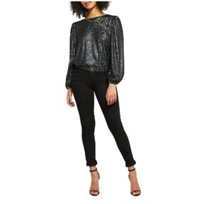 Gentle Fawn Gentle Fawn Angelina Blouse Midnight S Womens Long Sleeve Shirts