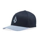 Volcom Volcom Mens Full Stone Heather Flexfit Hat Charcoal Heather S/M Mens Hats Curved Brim