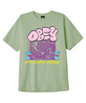 Obey Mens Apocalypse Energy Heavyweight Pigment Dye Tee