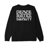 Obey pour homme Peace Justice Equality Heavyweight à manches longues