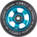 North Scooters North HQ 88A - Wheels BLUE-BLACK PU 110MM Scooter Wheels