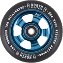 North Scooters North HQ 88A - Wheels BLUE-BLACK PU 110MM Scooter Wheels