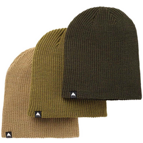 Burton Burton Kids Recycled DND 3 Pack Beanie TrueBlack/SharkSkin/Tomato 1SZ Youth Boys Toques 8 to 14 years