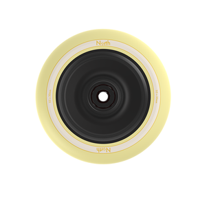 North Scooters North Fullcore 30mm - Wheels Matte Black/ Cream Pu Scooter Wheels