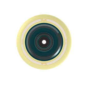 North Scooters North Fullcore 24mm - Wheels Matte Black/ Cream Pu Scooter Wheels