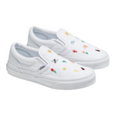 Vans Vans Kids Classic Slip On Shoes True White 11 Youth Girls Skate Shoes 5T to 13T and 1 to 7 US Size