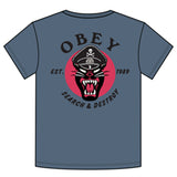 Obey Womens Battle Panther Shepard ORG VTG Tee