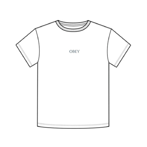 Obey T-shirt Wake Up Rose Shepard ORG VTG pour femme