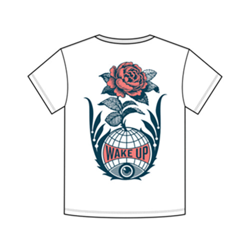 Obey Womens Wake Up Rose Shepard ORG VTG Tee