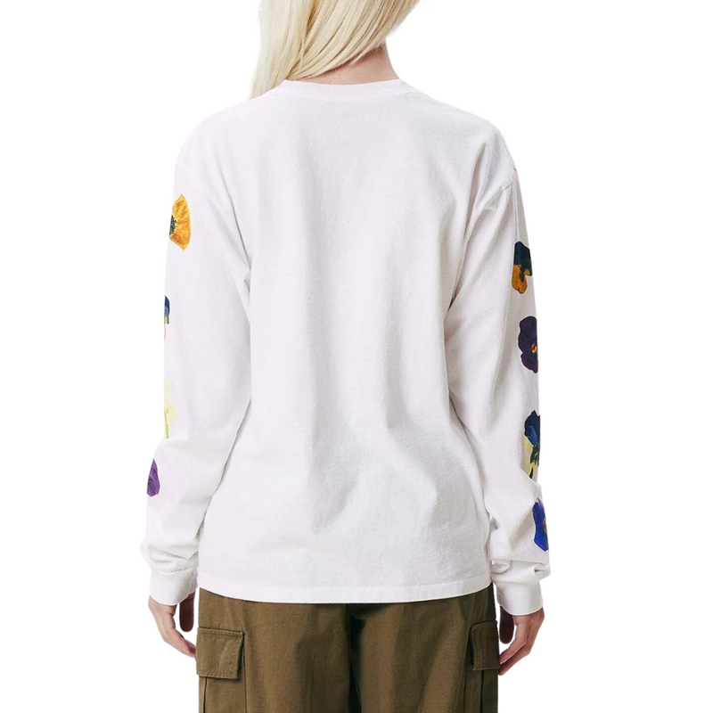 Obey Womens Pressed Daisies Custom Box Long Sleeve Shirt