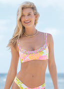 Maaji Maaji Womens Chintz Floral Jodie Top Pink S Womens Bikini Tops