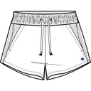 Champion Champion Womens Reverse Weave Short White XS Womens Fabric Shorts